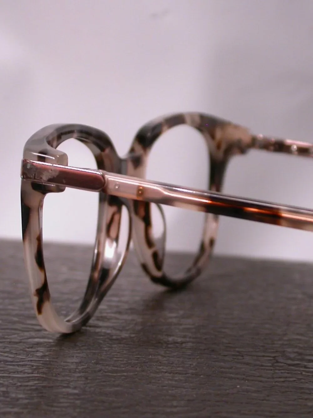 Warby Parker Maeve Tortoise Clear Gold Eyeglasses Frames ITALY